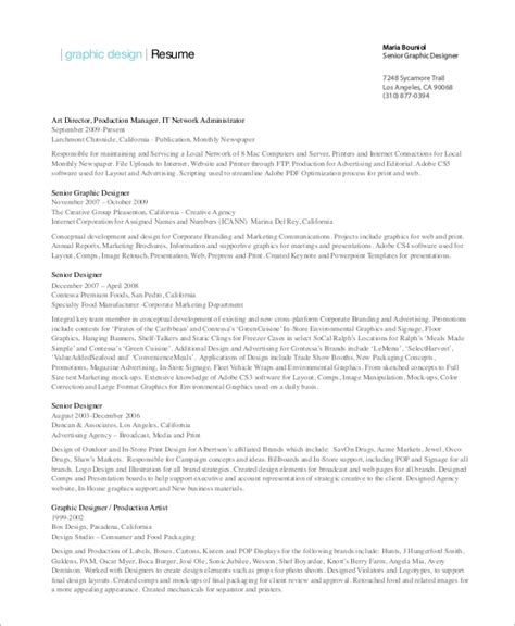 Check out these graphic design resume examples. FREE 17+ Sample Graphic Designer Resume Templates in MS Word | PDF | Pages