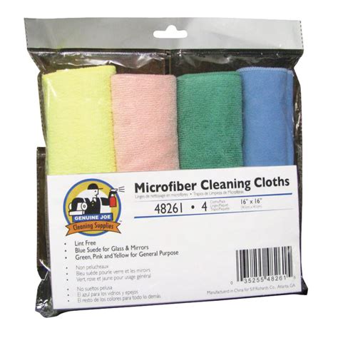 Genuine Joe General Purpose Microfiber Cleaning Cloth 16 X 16 In