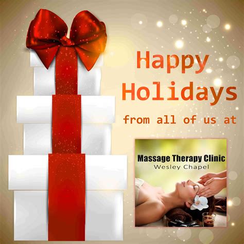 happy holidays massage therapy clinic wesley chapel