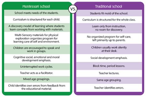 Montessori Vs Traditional — Rainbow Montessori Multicultural School