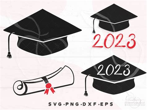Graduation Cap Svg Class Of 2023 Graduation Svg Cut Files Graduate