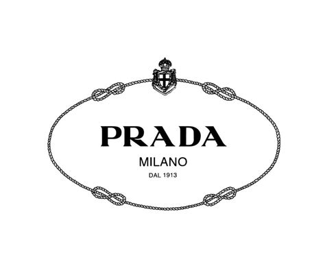 Prada Milano Brand Logo Symbol Clothes Design Icon Abstract Vector