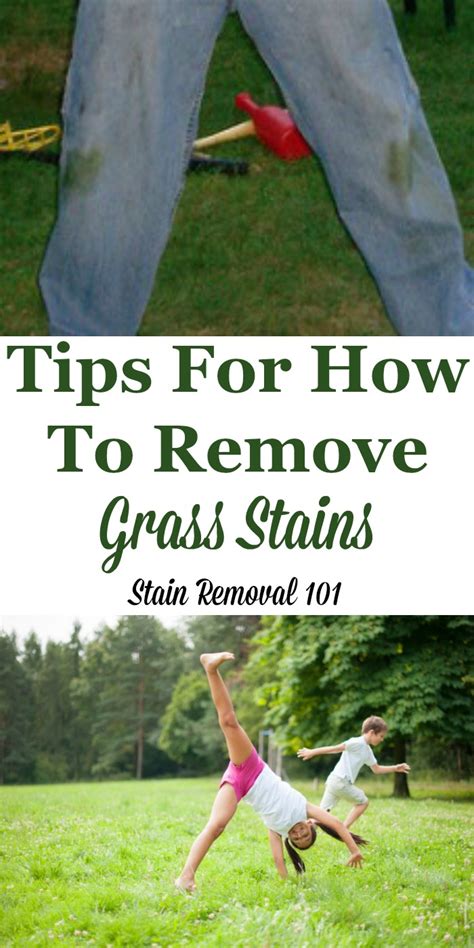 How To Remove Grass Stains Tips And Hints