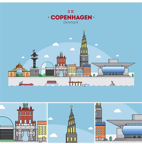 Copenhagen Illustration On Behance
