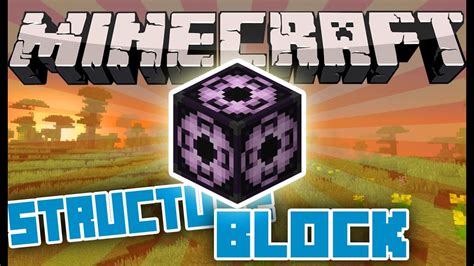 How To Use Structure Block Minecraft Bedrock Edition Youtube