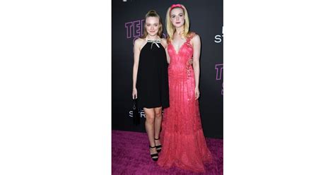 Dakota And Elle Fanning At Teen Spirit Premiere April 2019