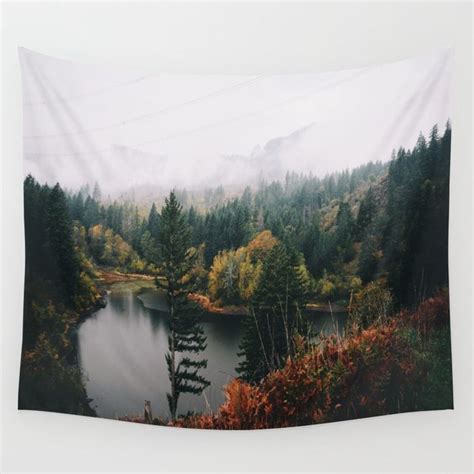 Buy Gillette Lake Wall Tapestry By Hannahkemp Worldwide Shipping