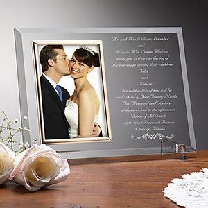 Check spelling or type a new query. Personalized Wedding Invitation Glass Picture Frame
