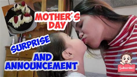 Mothers Day Surprise And Announcement 😍😍 Itsmejennyvlog Youtube