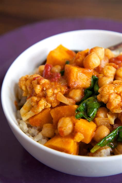 Chickpea Coconut Curry With Sweet Potatoes Slow Cooked Meals To