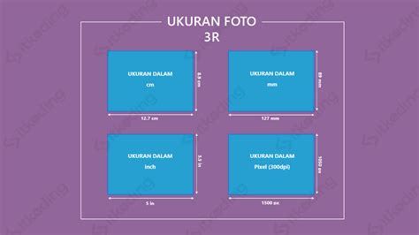 Ukuran Foto 3R Dalam Cm Mm Inci Pixel Dan Cara Cetak