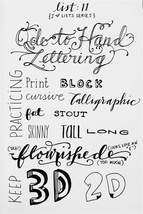 496 Best Hand Lettering Fonts And Calligraphy Images On Pinterest