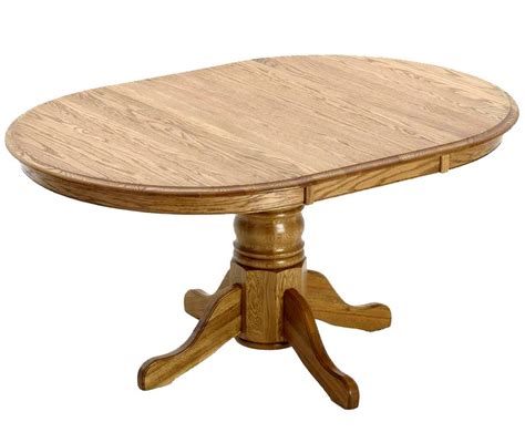 Intercon Classic Oak Single Pedestal Round Dining Table Rifes Home