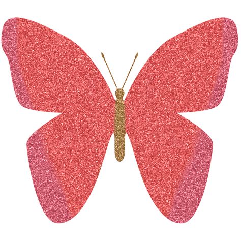 Multi Colored Butterfly Heart Clipart