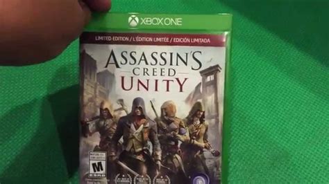 Xbox One Assassins Creed Unity Unboxing Youtube