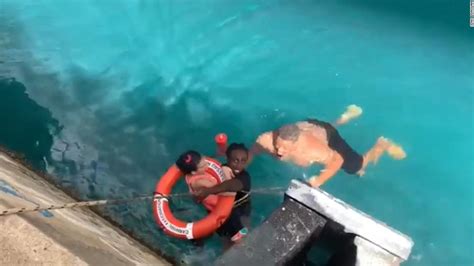 Two Men Rescued A Wheelchair Bound Woman Who Fell Off A Dock Into The