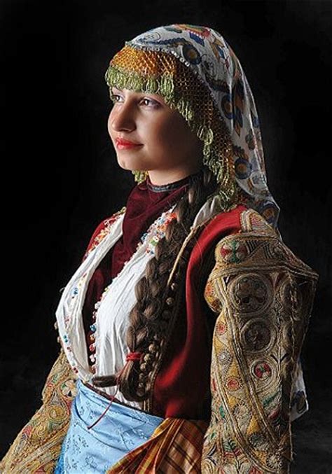 #macedonian #menswear and #womensfashion wearing #greek traditional #costumes from #veria in #macedonia , northern #greece. Traditional Costumes of Macedonia