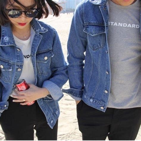 Denim Couper Matching Couple Outfits Matching Couples Cute Couples
