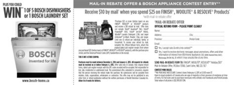 Bosch Mail In Rebate