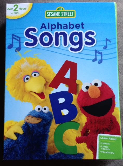 Sesame Street Alphabet Songs Dvd Giveaway Who Said Nothing In Life