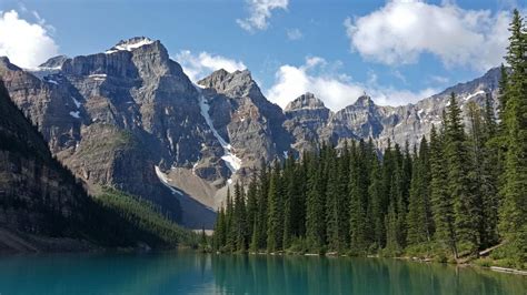 Moraine Lake Banff National Park Wallpaper Backiee