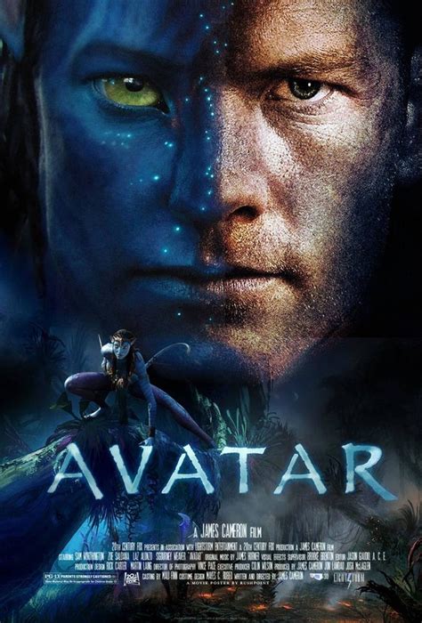Avatar Movie Poster Pink Ink