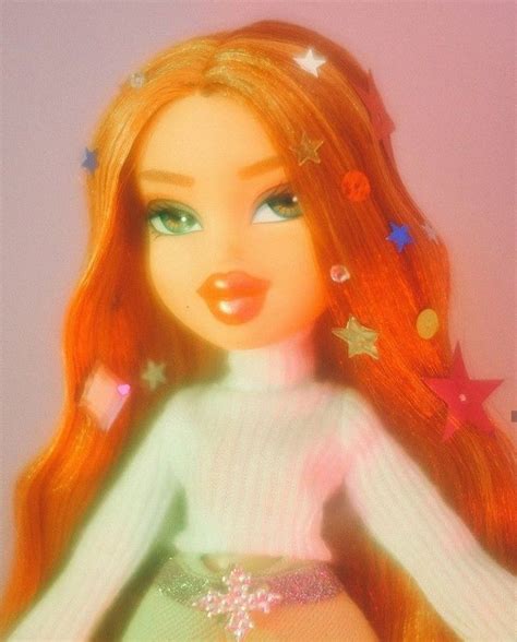 Aesthetic Redhead Bratz Doll Cartoon