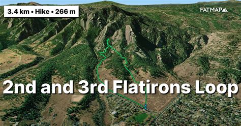 2nd And 3rd Flatirons Loop Outdoor Map And Guide Fatmap
