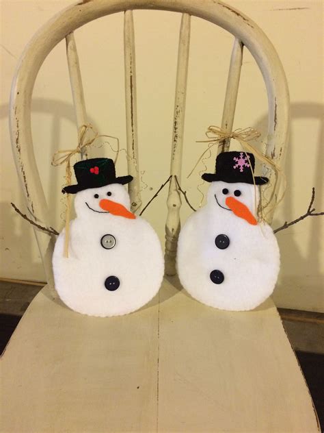 Felt snowman ⛄️ | Felt snowman, Snowman, Christmas ornaments