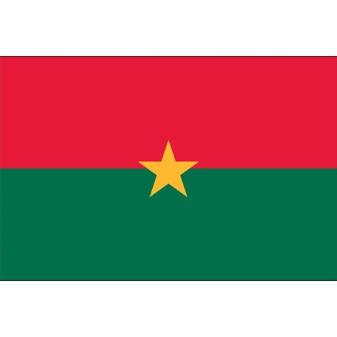 Burkina Faso Flag 2 X 3 Ft Indoor Display Or Parade Flag