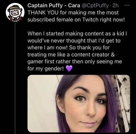 Captain Puffy Is Now The Most Subscribed Woman On Twitch Rdreamsmp