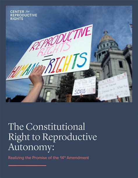 The Constitutional Right To Reproductive Autonomy Realizing The