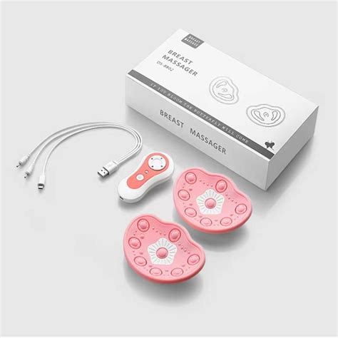 Smecent Vibration Breast Massage Machine Pink Vacuum Massage Cup Breast