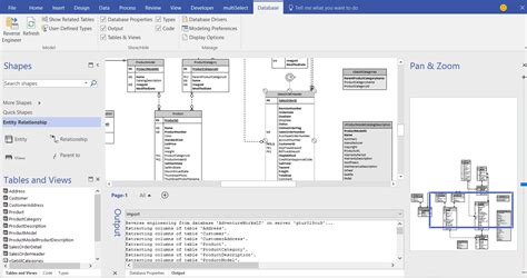 Microsoft Sql Server Management Studio Database Diagrams Visio