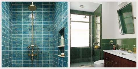 You can also match a backsplash on the bathroom vanity to the tile in your shower. 24 Creative Blue and Green Tiled Bathrooms - Best Tiled ...