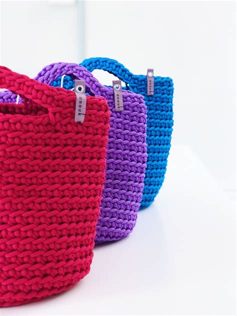 Tote Bag Scandinavian Style Crochet Tote Bag Handmade Bag Etsy Tote