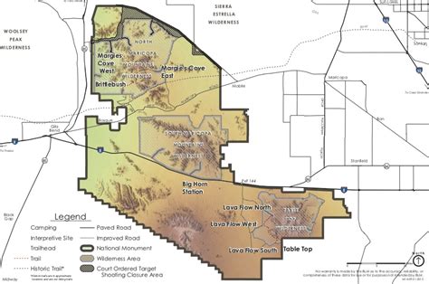 Sonoran Desert National Monument Map