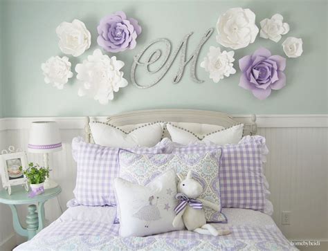 Decoration ideas for bedroom walls decorating colours 2019 including fascinating new wall decorations images. 24 Wall Decor Ideas for Girls' Rooms
