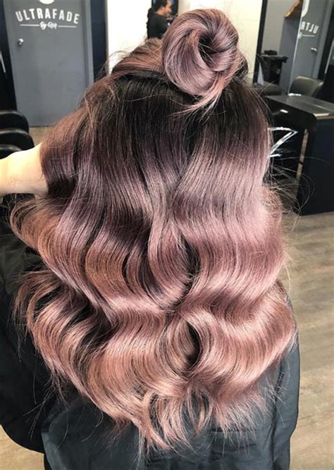 Rose Brown Hair Trend 23 Magical Rose Brown Hair Colors To Try