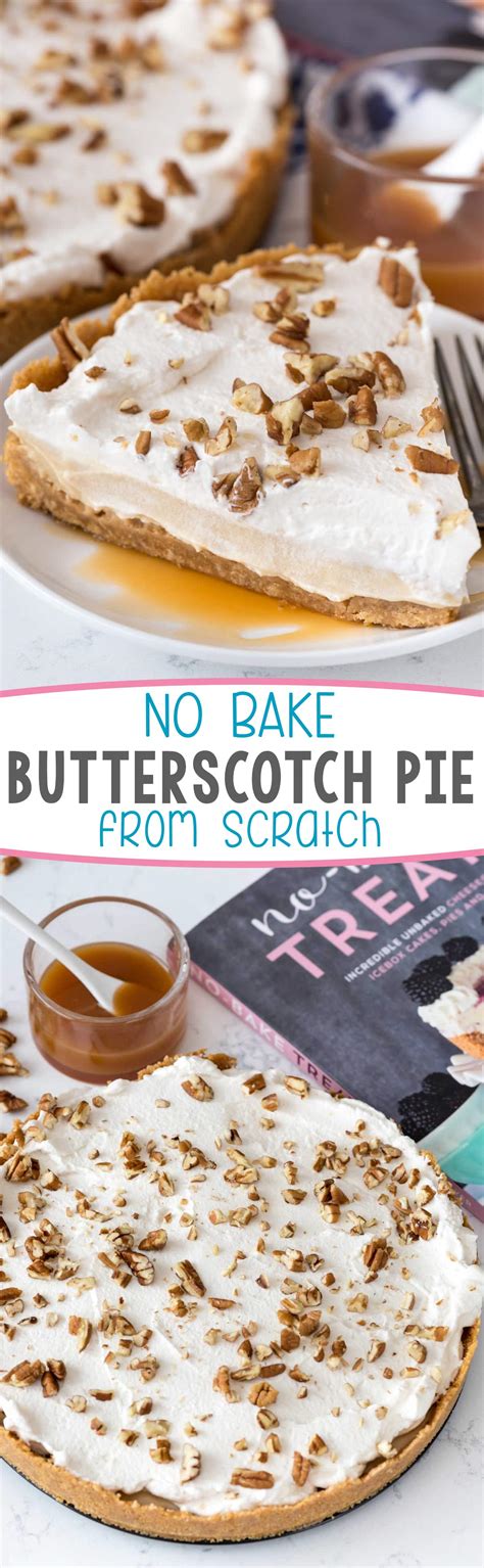 No Bake Butterscotch Pudding Pie Crazy For Crust