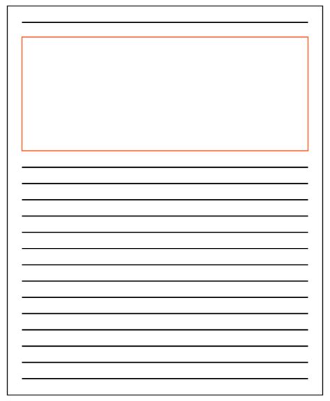 Picture And Writing Template Printable Printable Templates