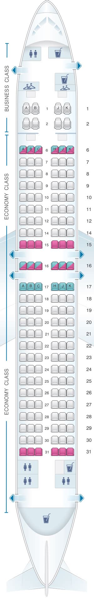 Seat Map China Airlines Boeing B737 800 Config1 Seatmaestro