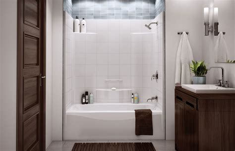 Bathroom, kitchen, basement design & remodeling ideas for the nicest home or business on the block. TST-3660 Alcove Tub shower - Aker by MAAX | Bathroom tub ...