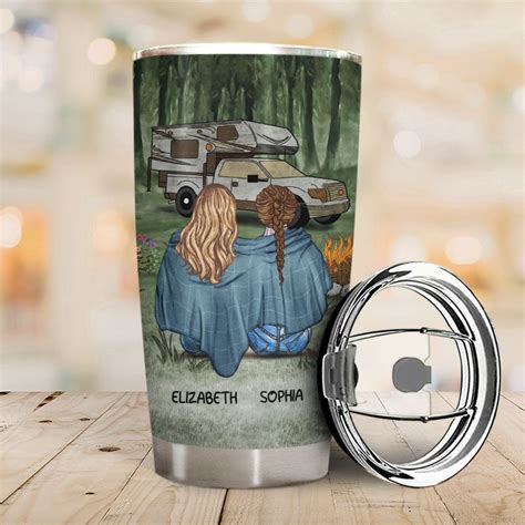 Camping Best Friends Choose For Ourselves Personalized Custom Tumble