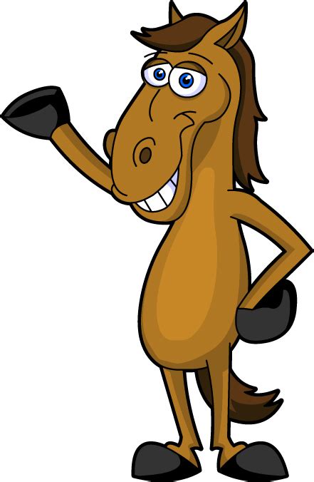 Cartoon Horse Clipart Image 4456