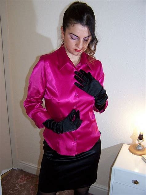Very Cute And Stunner Looks Satin And Silk Blouses Outfits How To Style Satin Blouses In 2022