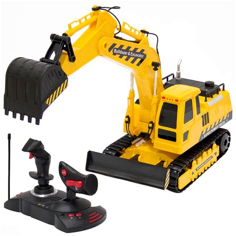 Best Choice Products 27mhz 118 Rc Excavator Bulldozer Kids Remote