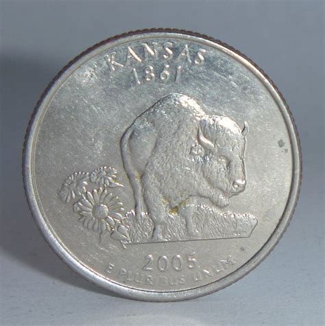 2005 Kansas State Quarter Error Detached Leg On Bison What Is Your