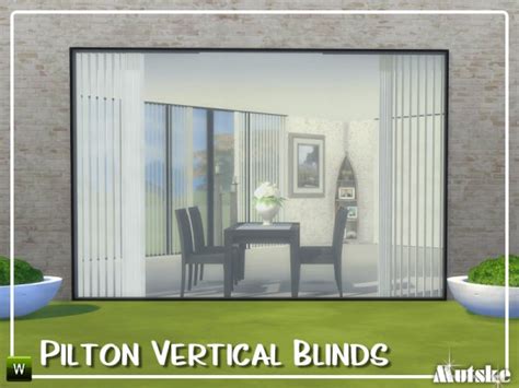 The Sims Resource Pilton Vertical Blinds By Mutske Sims 4 Downloads