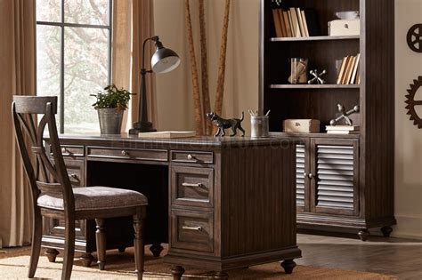Cardano Executive Desk 1689 17 In Charcoal By Homelegance